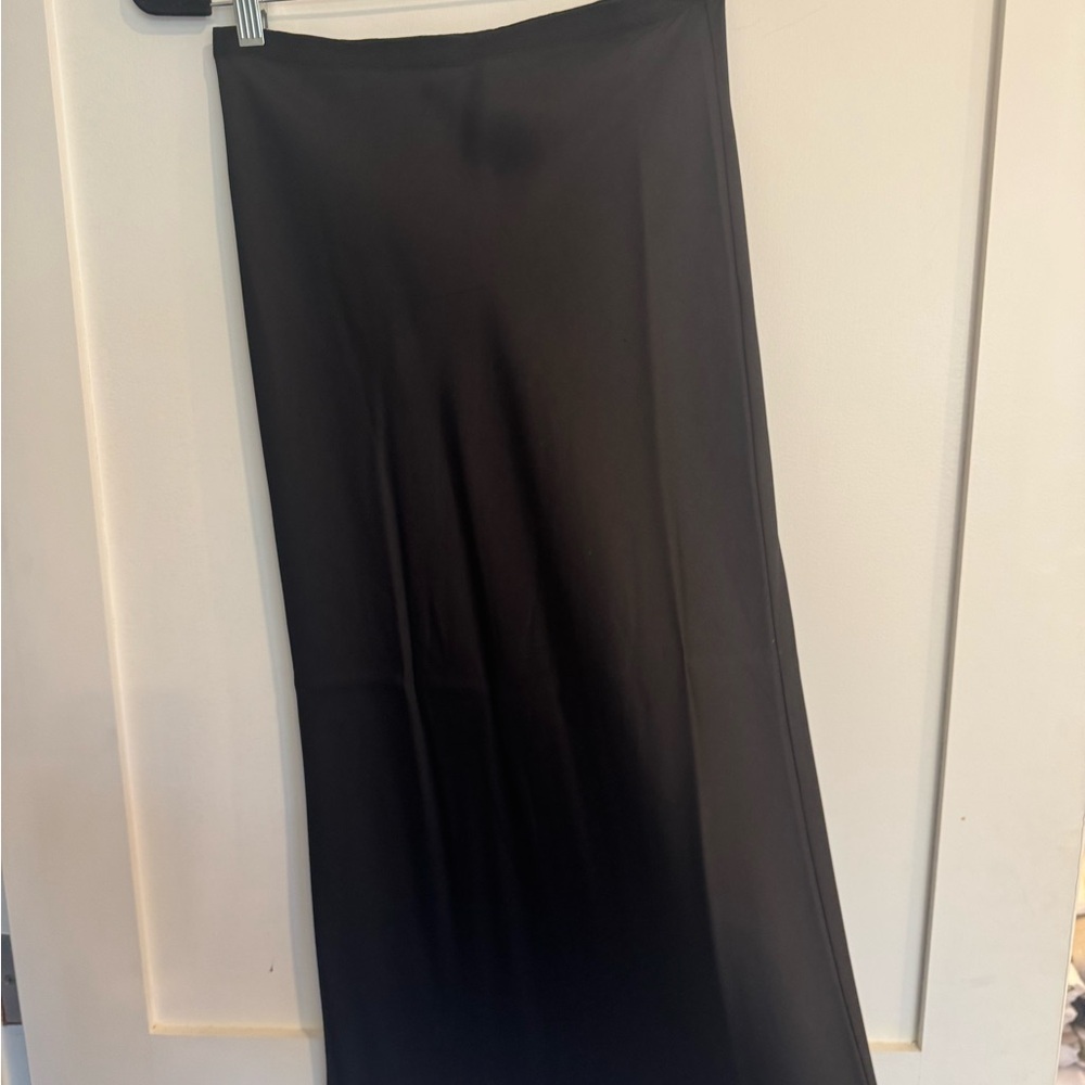 Anine Bing Black Bar Silk Skirt (100% silk)